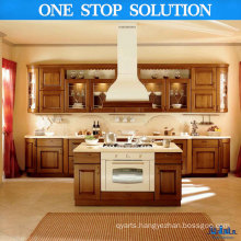 Luxury Island Style Solid Wood Kitchen Cabinets